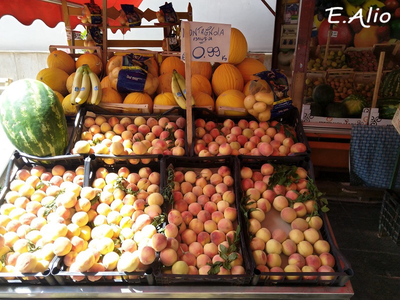 Outdoor Produce Stand of Michele Migliaccio in Palermo